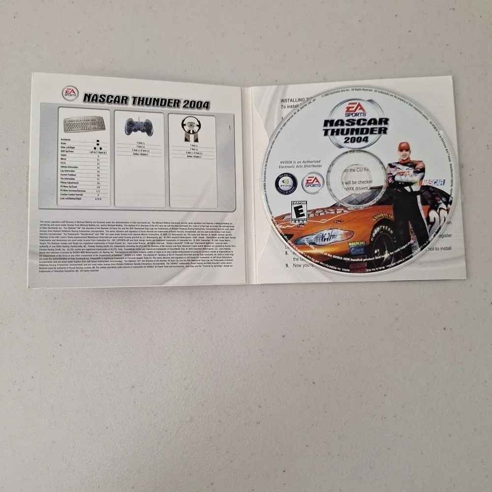 Nascar Thunder 2004 PC Computer Game EA Sports NIVIDIA OEM Bundle Version